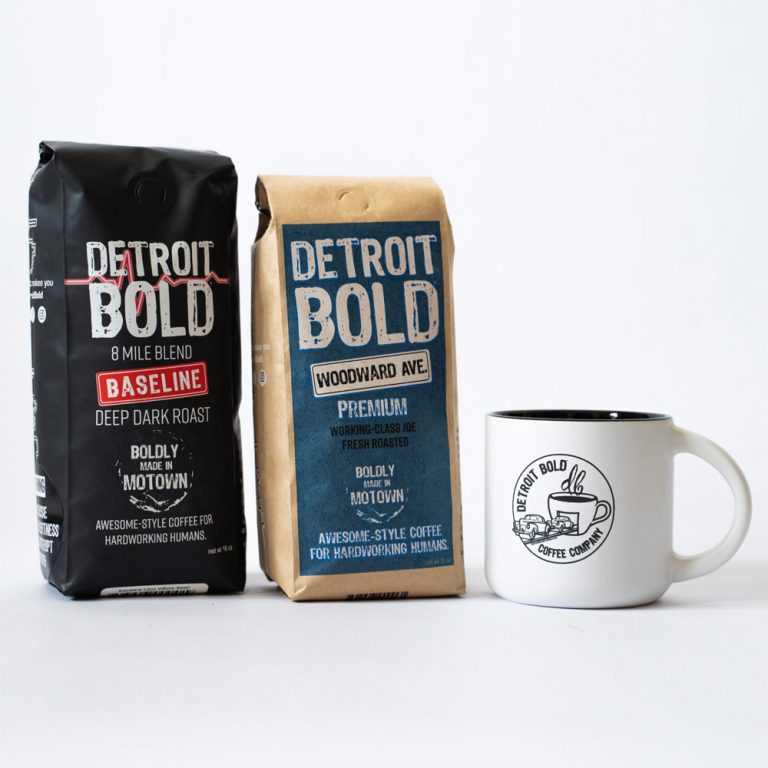 Detroit Bold Coffee Gift Set - Crossroads Gift Box