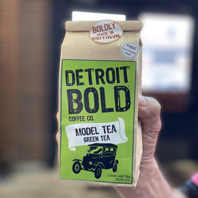 Detroit's Iconic Model Tea (4oz Bag of Fresh Organic Green Tea)